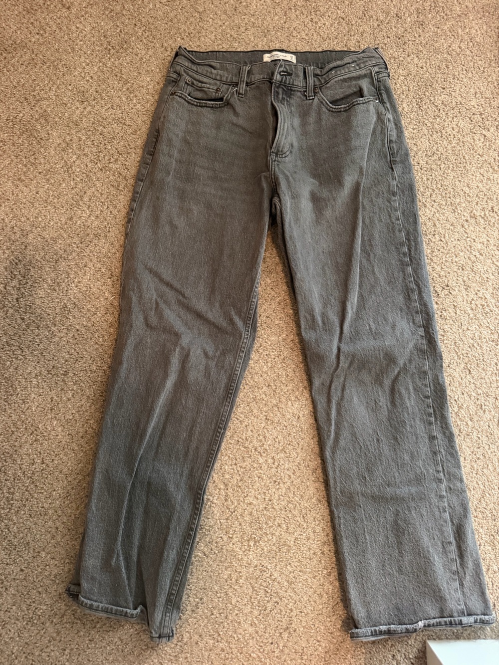 Abercrombie Womens Baggy Low Rise Jeans